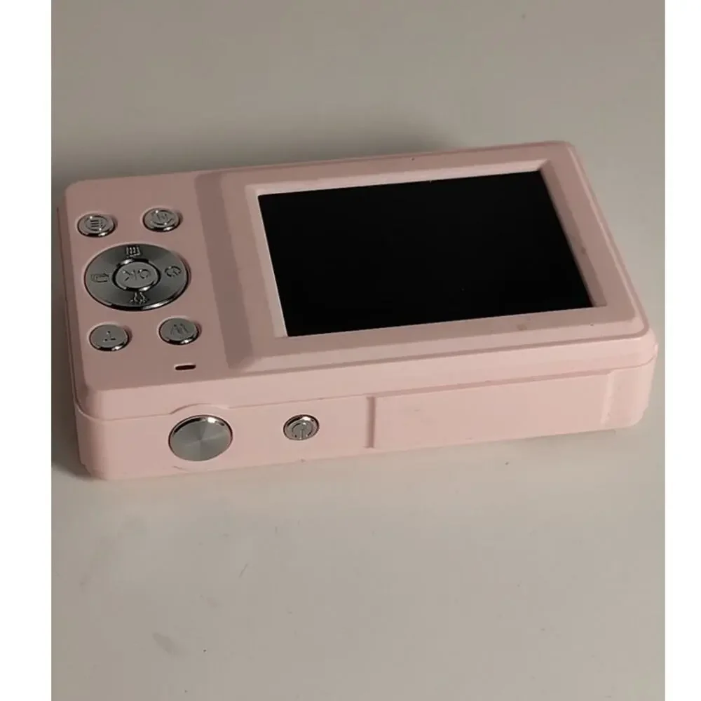 Jectse Digital Camera Soft Pink 44.0 MP 16X Zoom 1080P HD Video Battery Charger
